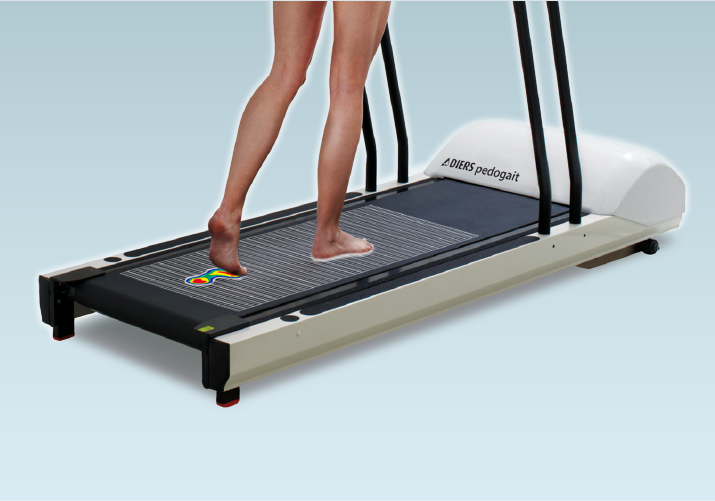 DIERS pedogait - Treadmill with integrated Foot Pressure Plate