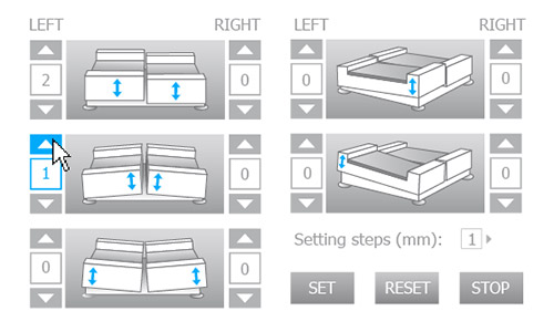 Controle Panel of the Simulation Platform